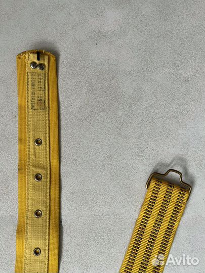 Ремень офицерский парадный желтый