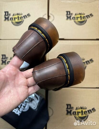 Мужские туфли Dr. Martens 1461 Коричневые