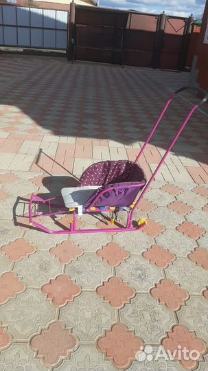 Коляска санки