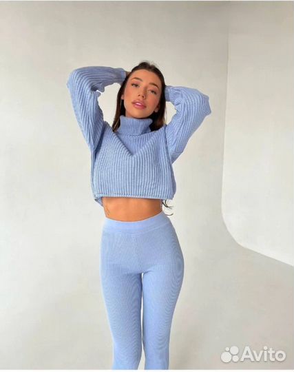 Лосины + лонгслив с горлом