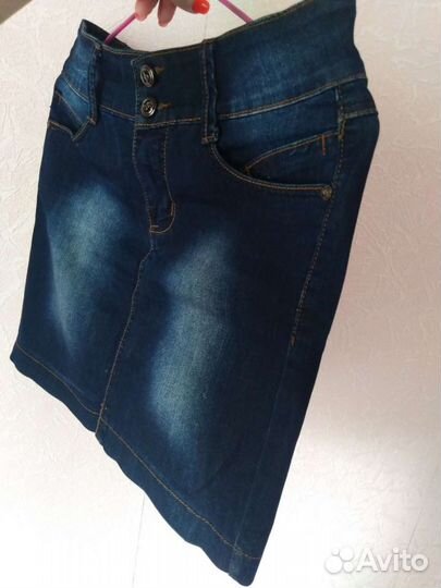 Джинсовая юбка