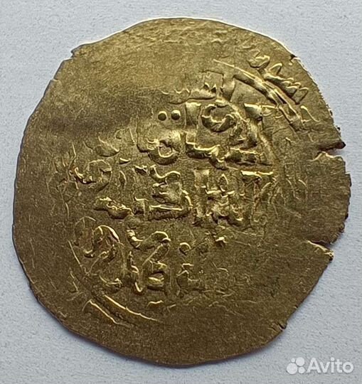 Золотой динар Великой монгольской империи 3,74 гр