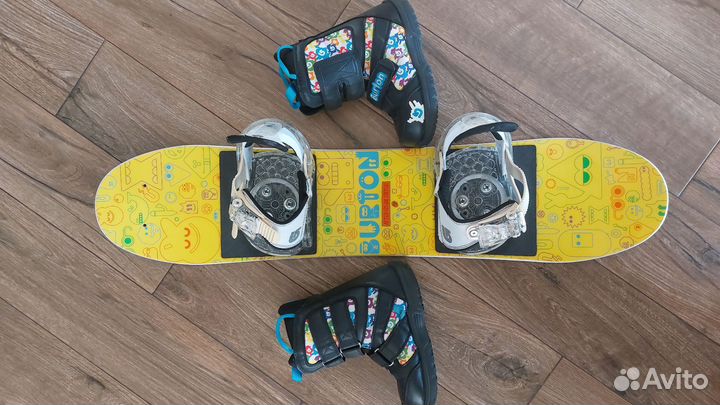 Сноуборд комплект burton 90 см