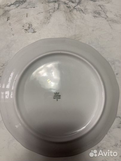 Масленка фарфор СССР