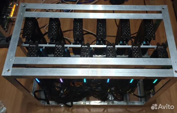 Каркас для майнинг фермы на 6 видеокарт