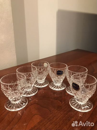 Хрустальные рюмки Богемия СССР