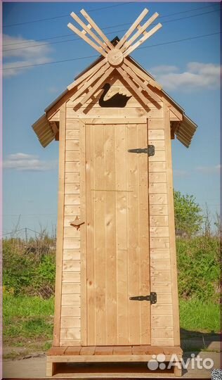 Дачный туалет деревянный GAR211