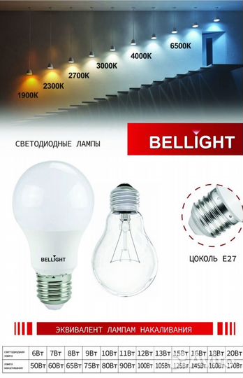 Лампа светодиодная Bellight