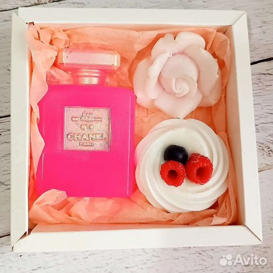 Наборы из мыла ручной работы подарок на 8 марта