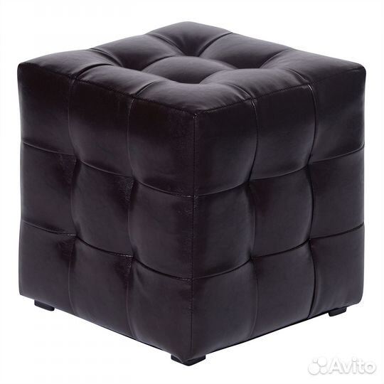 Пуф Лотос Коричневый экокожа