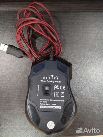 Игровая мышь oklick 805G V2 black