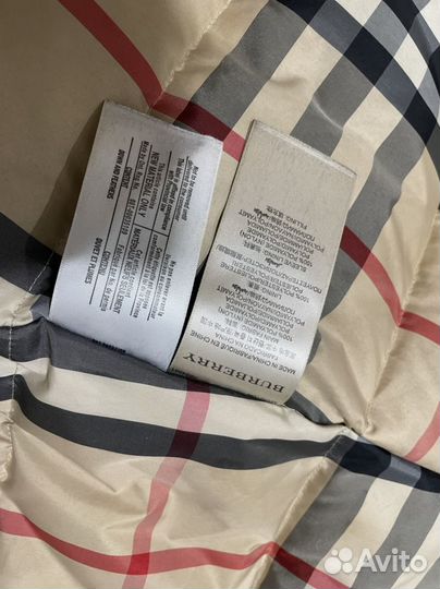 Парка пуховик burberry brit