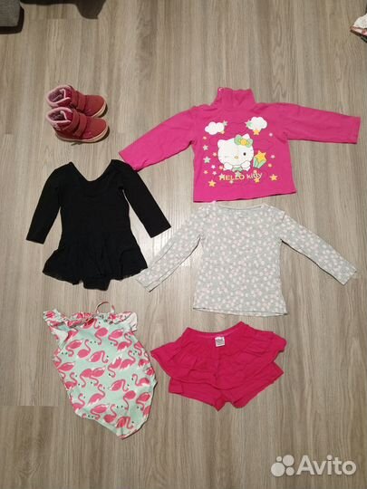 Вещи пакетом на девочку 92 98