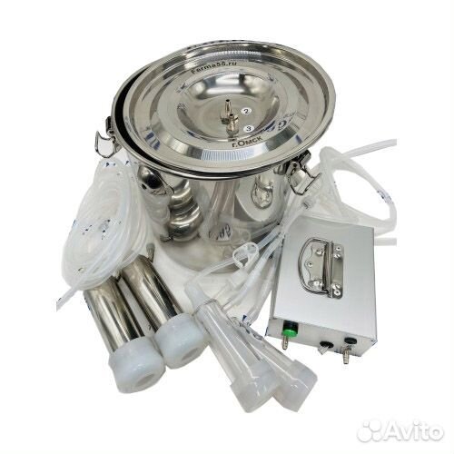 Доильный аппарат для коз Ферма на 8 литров