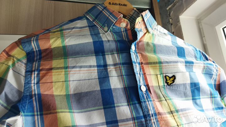 Lyle & Scott рубашка, оригинал, размер s-m