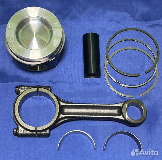 Поршень, шатун, вкладыши