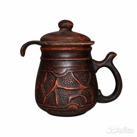 Чайник Травник глиняный