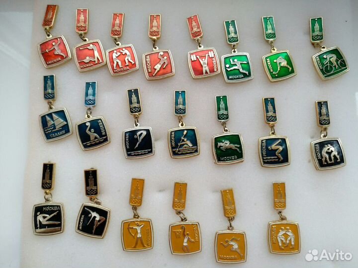 Знаки Олимпиада Москва 80 набор