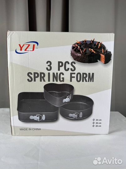 Набор разъемных форм для выпечки, разные формы