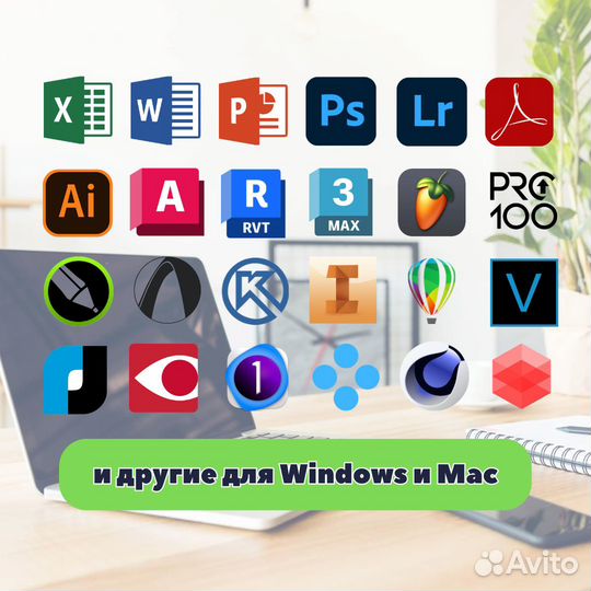 Бессрочные программы Windows, Mac, iMac, Macbook