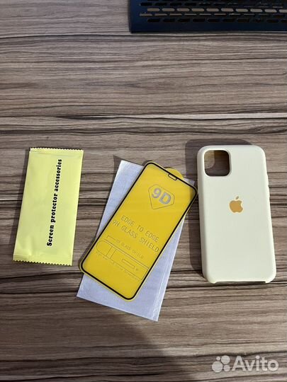 Чехол и Защитное стеело iPhone 11 Pro