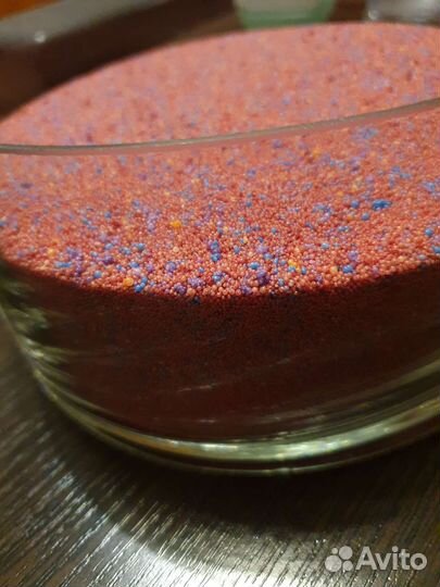 Большая интерьерная свеча насыпной воск