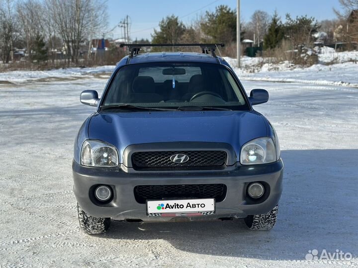Hyundai Santa Fe 2.7 AT, 2003, 250 000 км
