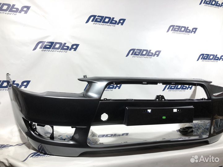 Бампер Mitsubishi lancer X(08) передний Серый A39