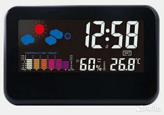 Домашняя метеостанция с часами