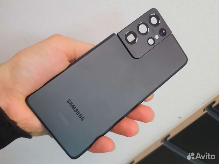 Крышка samsung s21 ultra оригинал черная