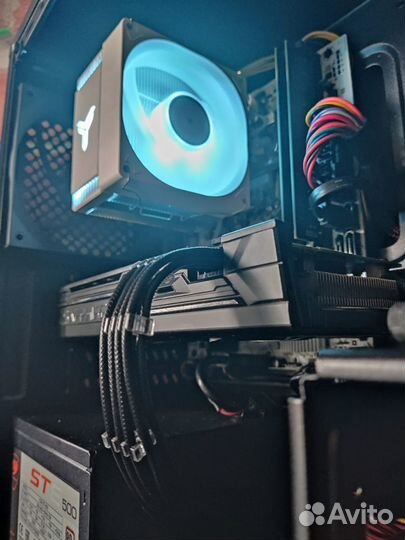 Игровой пк Intel Core i3 12100F + RX 470 8Gb