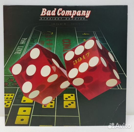 Bad Company - Straight Shooter LP England 1975 NM