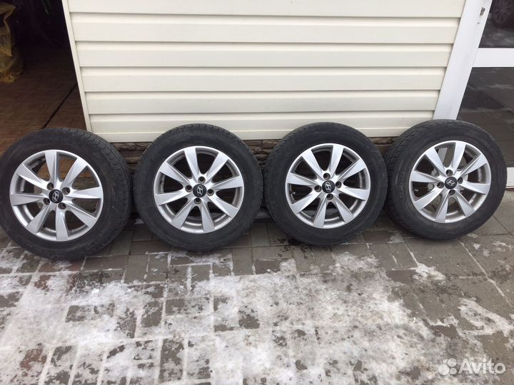 Колёса летние на дисках на Солярис R15