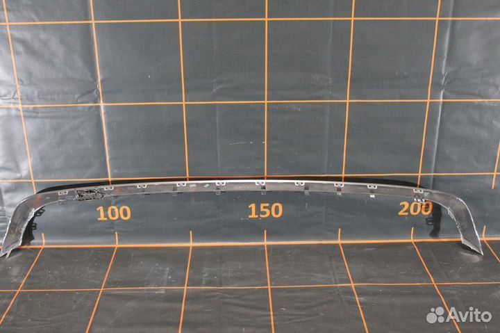 Накладка заднего бампера хром - Mercedes-Benz