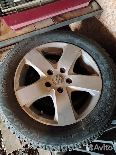 Зимние шины на литых дисках Bridgestone 205/60/16