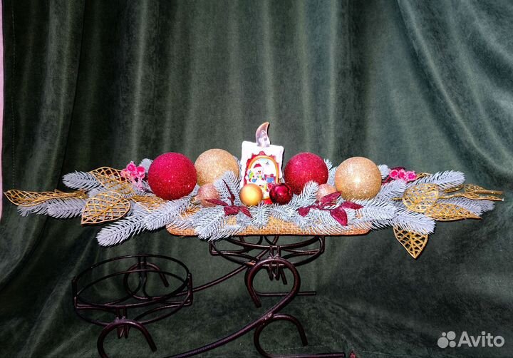 Новогоднее украшение на стол