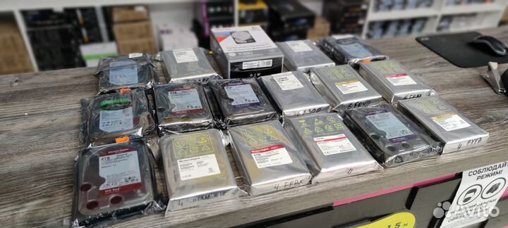 Жесткие диски 10 tb / 8 tb / 4 tb / 2tb / 1tb /0.5