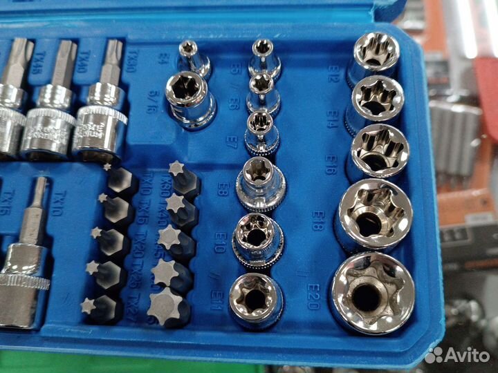 Набор головок и бит Torx 34 предмета