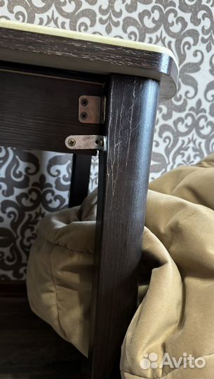 Стол обеденный раздвижной с камнем