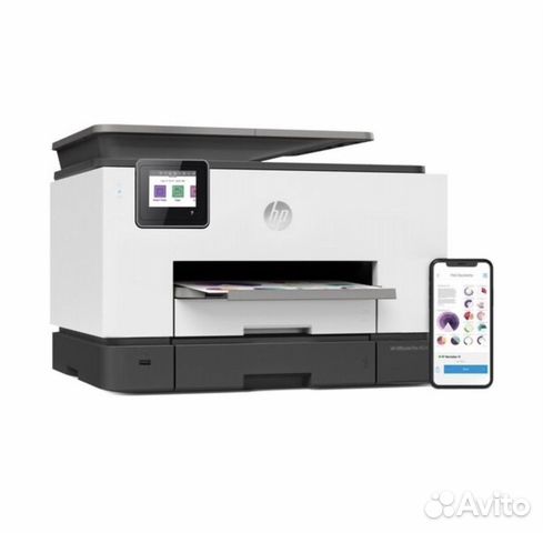Принтер мфу струйное HP OfficeJet Pro 9020, цветн