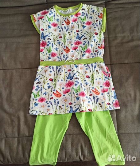 Вещи пакетом на девочку р.128