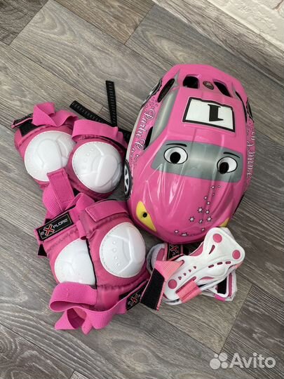 Роликовые коньки детские раздвижные 26-29р-р