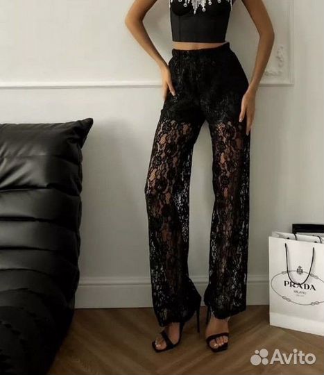 Штаны гипюр 42