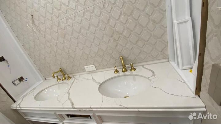 Столешницы из кварцевого и акрилового камня