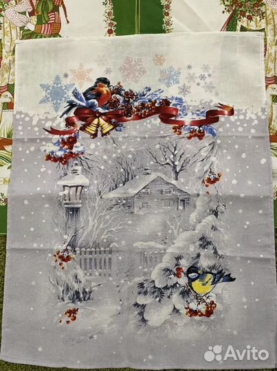 Кухонные полотенца, фартук, скатерть