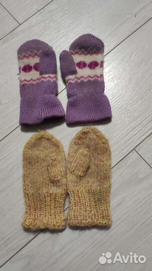 Комплект шапка, снуд, варежки