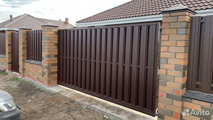 Откатные автоматические ворота