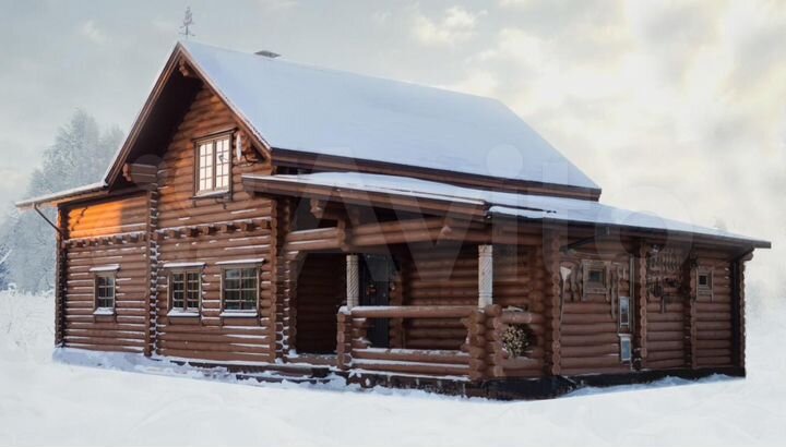 Дом 199 м² на участке 9,9 сот.