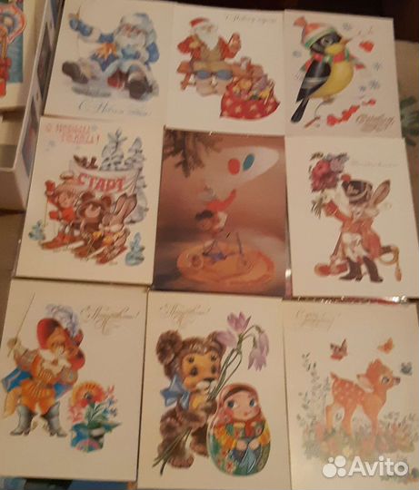 Открытки СССР чистые редкие лотом