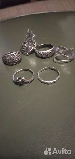 Серебряные кольца